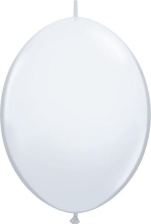 Qualatex Quick Link Balloons White Bag of 50