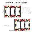 thumbnail image 3 of Drops Pattern Switch Cover Decorative Wall Plate 3-Gang Standard Size, 3 of 5