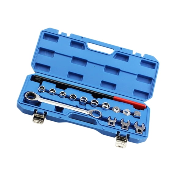 Ratcheting Serpentine Belt Tensioner Wrench Set For Engine Pulley Adjustment