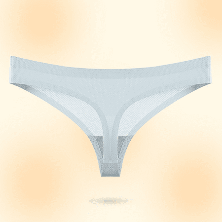 Fulorrnie Underwear for Women Seamless Hipster Comfort Sport Panties Elastic Waist Banded Moisture Wicking Panty Blue XL