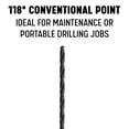 thumbnail image 3 of Broca Drill America DWDDL12X3/8 9.5 mm x 30 cm, 3 of 8