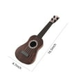 thumbnail image 3 of 16" Kids Ukulele Guitar - 4 String Mini Beginner Musical Instrument for Children & Toddlers, Red/Brown, Includes Paddle & Tutorial, Educational Toy for Early Music Learning (Ages 3+), 3 of 7