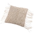 thumbnail image 1 of Almohada de piso tejida a mano hecha a Funda de cojín bohemia 17 Zulema Funda de cojín bohemio, 1 of 8