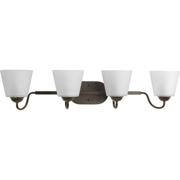 P2130-20-Progress Lighting-Arden - 4 Light in Farmhouse style - 34 Inches wide by 7.5 Inches high-Antique Bronze Finish