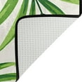 thumbnail image 5 of Dreamtimes Tropical Leaves Exotic Area Rug, 36"x24" Summer Bright Green Non-Slip Washable Indoor Door Mat, Absorbent Floor Mat for Bedroom Kitchen Entryway Bathroom, 5 of 7