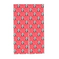 thumbnail image 7 of Doorway Drape Split Curtains, Pink Hearts Love Cute Panda Room Divider Privacy Door Curtains, 34" x 56", 7 of 7