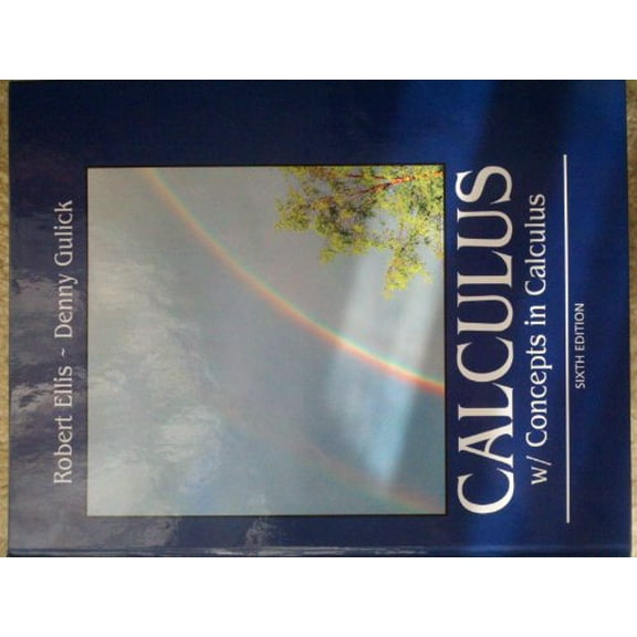 Pre-Owned Calculus W/Concepts in Calculus Sixth Edition Paperback