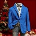 thumbnail image 2 of Lumeqa Men's Christmas Blazer Vintage Holiday Corduroy Suit Jacket Slim Fit Fashion Casual Sport Coat Trendy Winter Colthes, 2 of 5