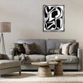 thumbnail image 3 of Stupell Industries Swirling Ink Pattern Abstract Painting Gray Floater Framed Canvas Art Print Wall Art, 25 x 31, 3 of 10