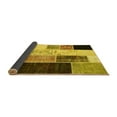 thumbnail image 2 of Ahgly Company Indoor Square Patchwork Yellow Transitional Area Rugs, 6' Square, 2 of 4