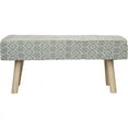 thumbnail image 3 of Spitiko Homes Upholstered Wood Living Room Bench in White and Gray (Set of 2), 3 of 7