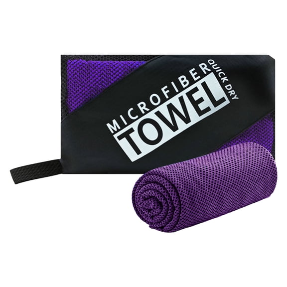Super Absorbent Ultralight Microfiber Towel, Fast Drying Compact Travel Towel for Camping, Gym, Beach & Swimming
