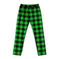 thumbnail image 5 of Dwelliawo Cute Pajama Pants Comfy Christmas Pajama Pants Matching Halloween Pajamas Christmas Plaid Pajama Bottom Baggy Checkered Drawstring Sweatpants Army Green 2XL, 5 of 6