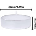 thumbnail image 2 of 50 Pcs Tea Light Candles Tealights for Wedding Parties Special Occasions, White, 2 of 6