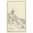 thumbnail image 2 of Gerda Wegener 11x14 Black Ornate Wood Framed Double Matted Museum Art Print Titled: Journal of Ladies and Fashions, Parisian Costumes, 1914, No. 162 (1914), 2 of 5