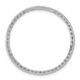 thumbnail image 3 of Real 14kt White Gold 1ct. Diamond Circle Chain Slide; for Adults and Teens; for Women and Men, 3 of 4
