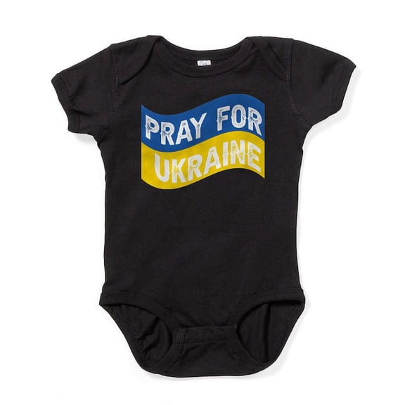 CafePress - Pray For Ukraine Body Suit - Cute Infant Bodysuit Baby Romper - Size Newborn - 24 Months