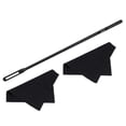 thumbnail image 1 of Flute Cleaning Rod and Cloth Cleaning Swabs Flute Cleaning Kits Flute Polishing Cloth Woodwind Instruments Flute Stick, 1 of 4