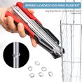 thumbnail image 4 of Drppepioner Manual Hog Ring Plier Kit,100Pcs Galvanized Steel Rings Included,Auto-Feed Fence Fastener,Staple Gun For Pigpen Birdcage,Durable Construction Tool Home, 4 of 8