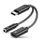 thumbnail image 1 of Adaptador y cargador de audio USB tipo C a 3,5 mm, cable auxiliar de carga con conector para auriculares, 1 of 5