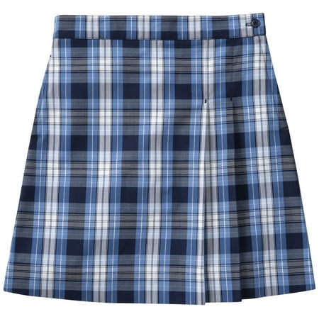 Classroom School Uniforms Big Kid Plus Plaid Double Pleated Scooter 5PC5353A, 18h, Blue