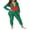 Dark Green, variant on Christmas Adult Onesie Pajamas for Women One Piece Fleece Fuzzy Warm Sherpa Hooded Jumpsuit Sleepwear Homewear