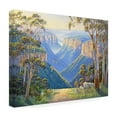 thumbnail image 4 of Canvas Wall Art - John Bradley 'Sunlit Walls of the Grose Valley' Wall Art for Living Room, Bedroom, or Office DÃ©cor by Trademark Fine Art - 19 x 14 Inches, 4 of 4