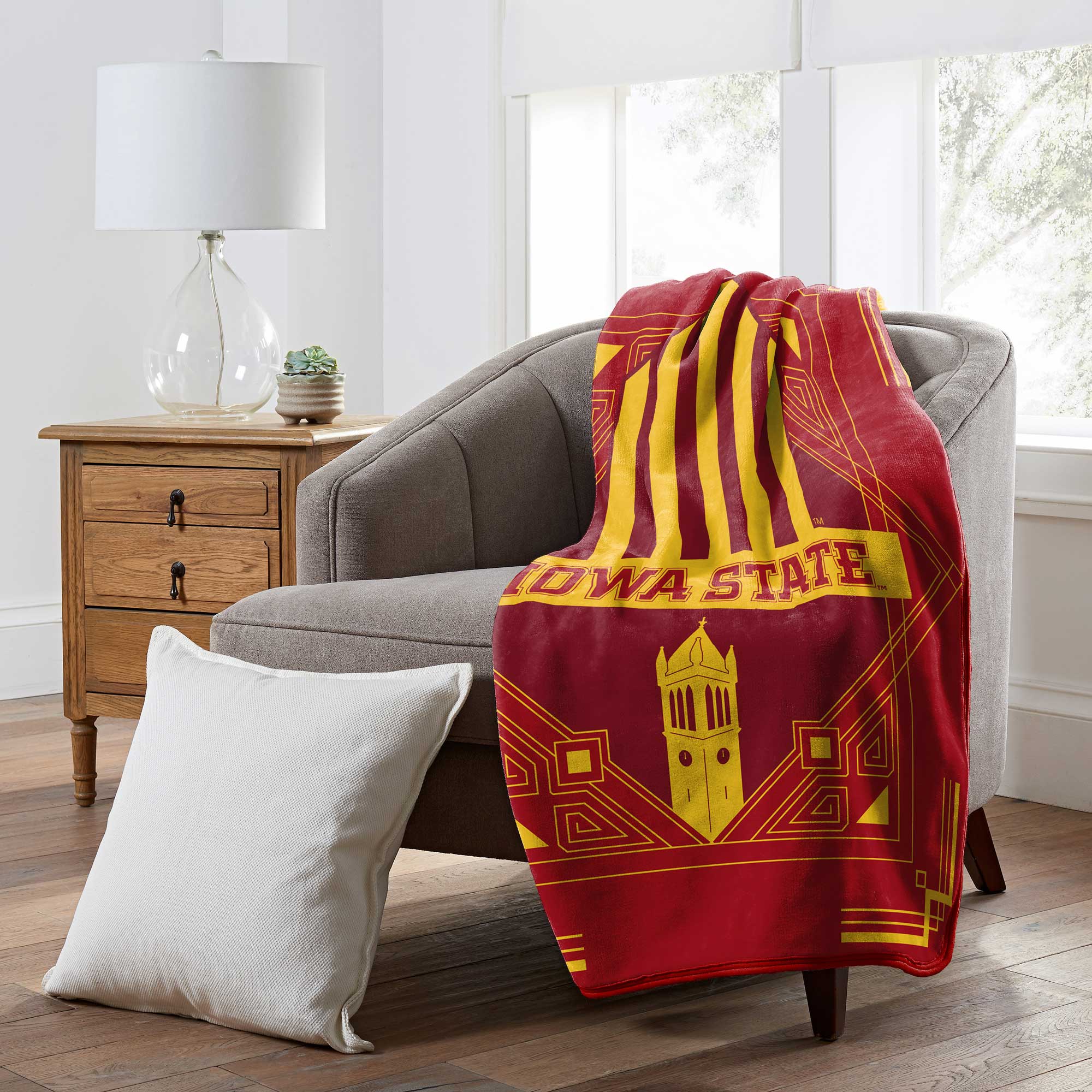 The Northwest Group Iowa State Cyclones 50" x 60" Deco Silk Touch Throw Blanket - image 2 of 2