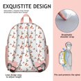 thumbnail image 5 of Stylish Cherry Illustration Backpack, Cute Small School Bag with Sweet Fruit Pattern, Lightweight and Compact for Daily Use, 5 of 6