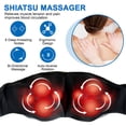 thumbnail image 2 of Masajeador de cuello y hombros EaShuhe EMK-150A con Heat Shiatsu, 2 of 7