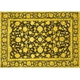 thumbnail image 1 of Ahgly Company Indoor Rectangle Persian Yellow Traditional Area Rugs, 3' x 5', 1 of 4