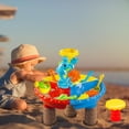 thumbnail image 5 of Sand Water Table ddler Sandbox Activity Table Kids Summer Beach Toys Kids 45x46cm, 5 of 8