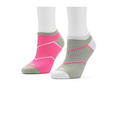 Fila Women's Set Of 2 Aerator Low Cut Wick Dry Athletic (Best Low Cut Socks For Converse)