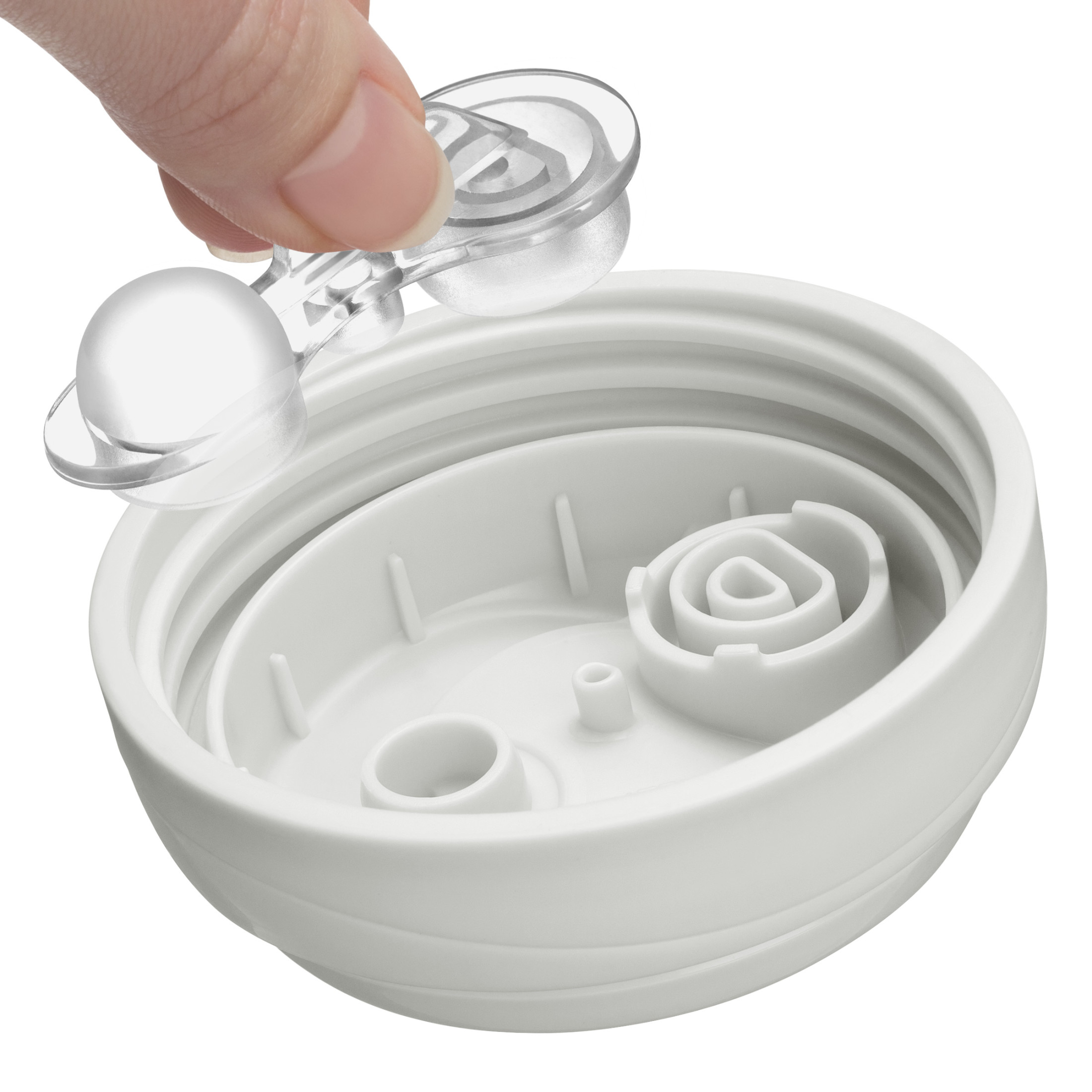 Chicco 9oz. Insulated Rim Trainer with Bite-Resistant Spout and Double-Wall Insulation, 12m+, 2-Pack - Ocean Print/Surf, New