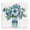 Pastel Blue Floral Bouquet_v1, variant on Stupell Industries Farmhouse White & Grey Blossoms Canvas Art, 17 x 17, by Carol Robinson
