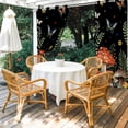 thumbnail image 4 of Outdoor Curtains for Patio Waterproof, Spring Mushrooms Outdoor Privacy Panels Grommet, Farmhouse Pastoral Botanical Stars Rustic Blackout Outside Curtains for Porch/Cabana 54"x84", 1 Panel, 4 of 8