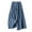 Navy, variant on Women Palazzo Pants Summer Linen Casual High Waist Wide Leg Flowy Culotte Trousers Drawstring Yoga Sweatpants