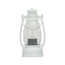 geerera Vintage Lantern Decor, Flameless Candle Lantern, Indoor Outdoor Hanging Lantern, for Wedding Centerpiece, Camping Decor, Western Party