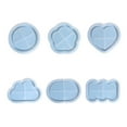 thumbnail image 6 of UNTERING Cloud Heart Flower Shape Tray Molds with Edge Jewelry Tray Candle Holder Mold Plate Dish Container Resin Casting Mould, 6 of 8