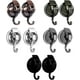 thumbnail image 5 of Set of 2 Heavy Duty Suction Hooks Removable Wall Hooks Reusable Bathroom Hooks Perfect for Kitchen Bathroom Bedroom Powerful Push Hooks, 5 of 5