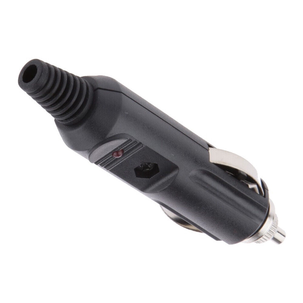 12v male car cigarette lighter socket plug connector 10 Pack US New!! black wire) The joint of wires must be protected by insulating tape to prevent the short circuit. 12V Replacement Cigarette Lighter Male