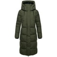 thumbnail image 4 of Marikoo Women's Long Winter Coat with Hood - Knee-Length - Water-Repellent - Chumanii XVI, 4 of 10