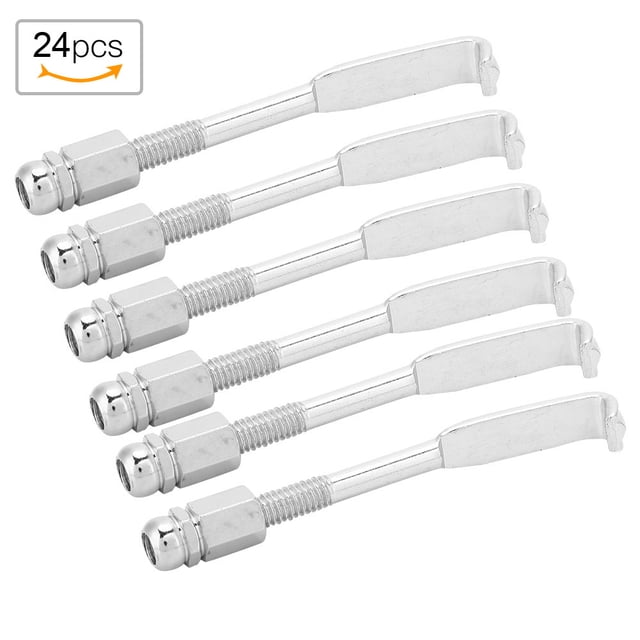 Accesorio para banjo, 24 piezas, 5,4-6,4 cm de longitud, gancho ajustable para banjo, piezas para banjo, durabilidad extendida