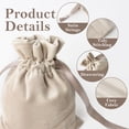 thumbnail image 2 of TOPTIE 50 PCS Velvet Small Gift Bags Drawstring Wedding Favors Bags Jewelry Pouches Wrapping 4.3 X 6 Inch, 2 of 5