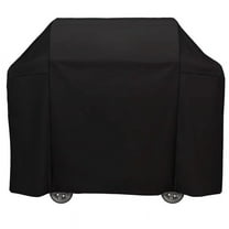 G128 - Black Grill Cover, 60 inch Gas Grill Cover Waterproof, UV Resistant BBQ Grill Cover, fits Most Brands of Grills - Black