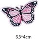 thumbnail image 2 of 24 Uds parches de mariposas mezcla aleatoria Multicolor parche hecho a mano surtido para planchar o coser DIY para ropa Jeans bolsa sombrero zapatos, 2 of 4