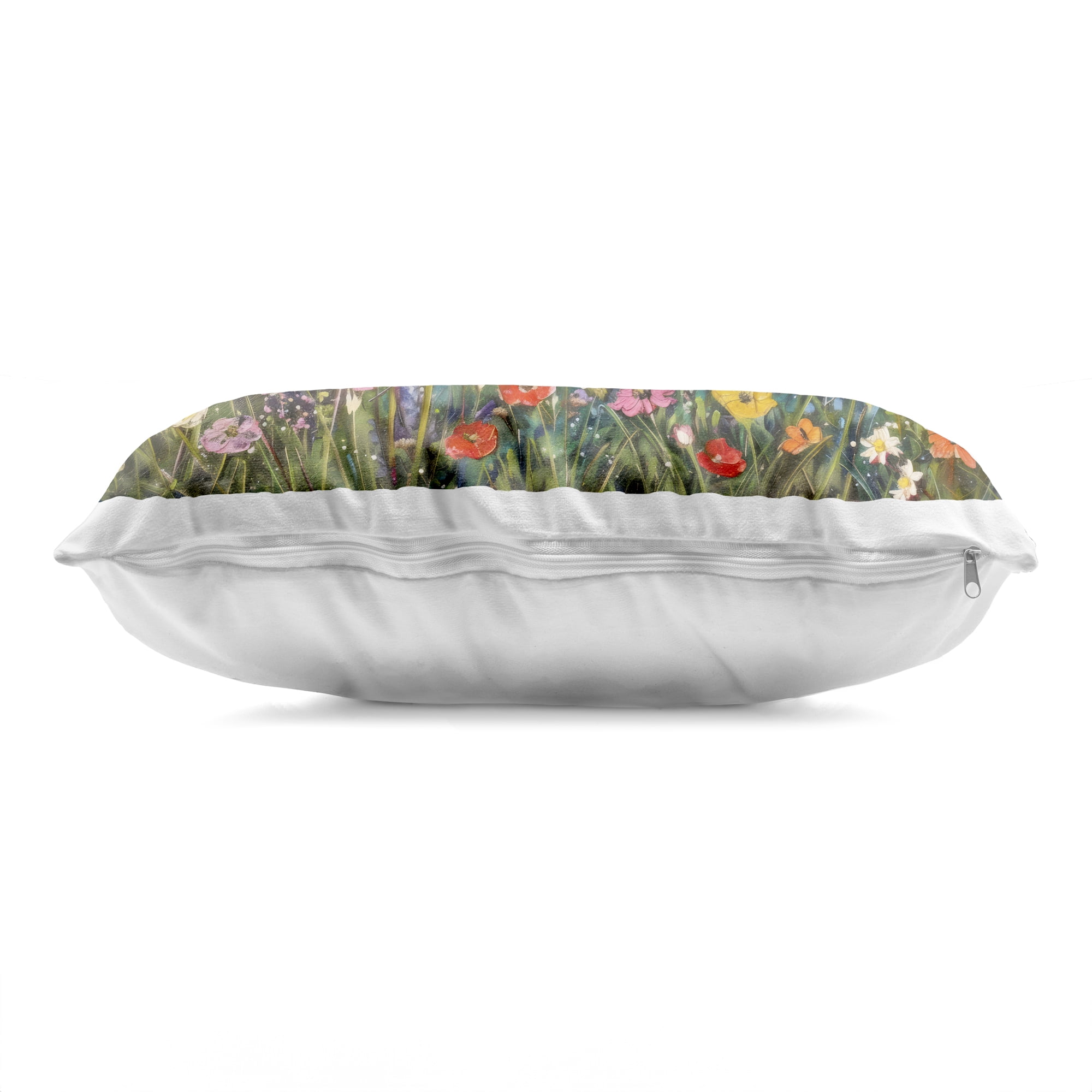 Stupell Industries Wildflower Field of Spring Blooms Decorative Printed Throw Pillow, design by Creative Studio, 14 x 7 x 20