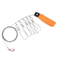 thumbnail image 2 of Soporte de bloqueo de pesca flotante, larguero de pez grande de acero inoxidable con accesorio de hebilla de pez de 5 uds., 2 of 11