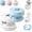 #A*2, variant on Retainer Mouth Guard Soak Container Box, Leak Proof Denture Bath Case with Strainer Basket, Travel Cleaning Storage Holder for Aligners Braces Dental, Blue