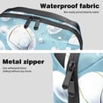 thumbnail image 4 of Tennis Digital Pouch Organizer for Chargers, Hard Drives, and Cords - Waterproof Oxford Cloth Material, 5.9x9.44x3.14 Inches, 4 of 6